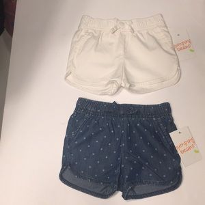 Girls Summer shorts Baby girls shorts 18 months Jumping Beans new